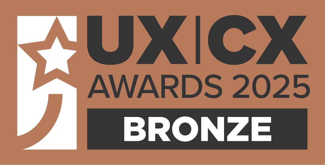 Ux Cx Awards 2025 Stickers Bronze